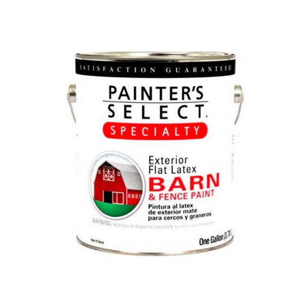 General Paint Fence Paint, Flat, Red, 1 gal 798462 - main